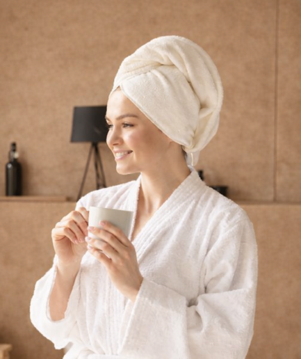 BILMUSH Microfiber Hair Towel – Gentle Drying & Frizz Control